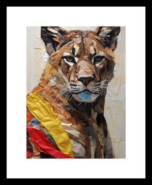 Plakat 15x20cm Papierowy Tygrys zdjęcie 3