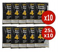 10 x Drożdże gorzelnicze TURBO 48 KLASIK clasik do cukru na bimber zacier