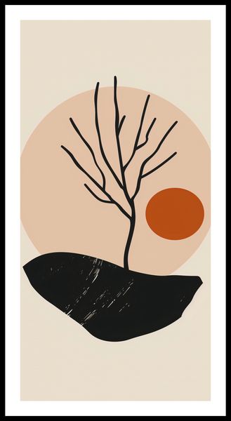 Plakat 50x100cm Nagie Drzewo zdjęcie 3