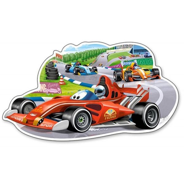 Puzzle 12 el. racing bolide CASTOR zdjęcie 2