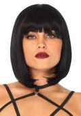 short natural bob wig black