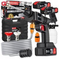 AKUMULATOROWA MYJKA CIŚNIENIOWA DO OGRODU OKIEN I KOSTKI ZESTAW POWER