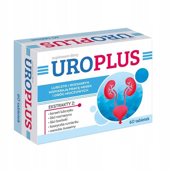 UROPLUS 60 tabletek UKŁAD MOCZOWY KAMICA NEREK zdjęcie 1