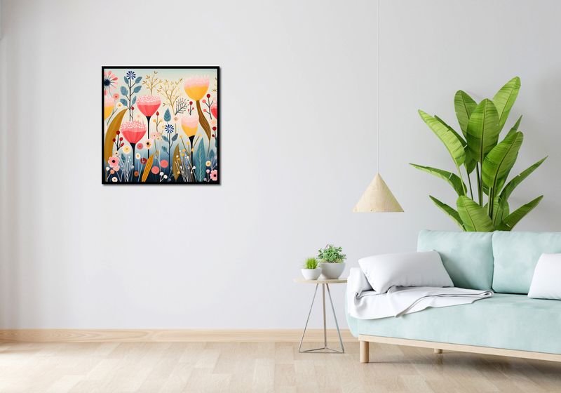 Plakat 70x70cm Ogród Marzeń zdjęcie 4