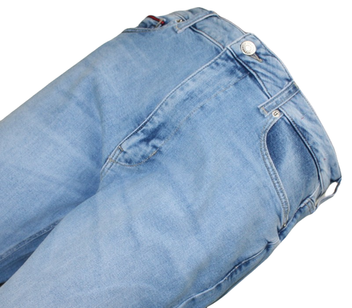 Damskie jeansy Tommy Jeans Sylvia rurki wysoki stan DW0DW10291 - W33/L30 na Arena.pl