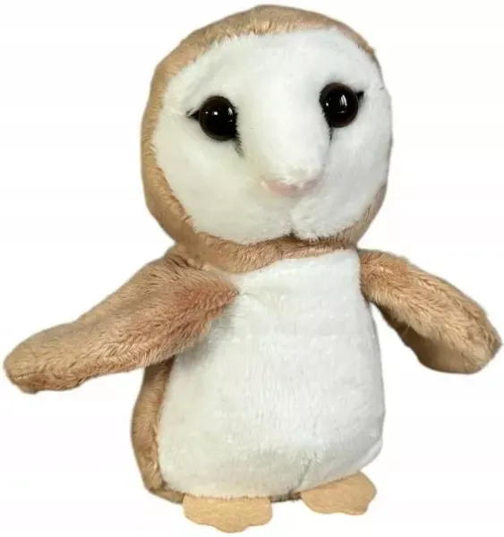 Sowa płomykówka 14cm zdjęcie 1