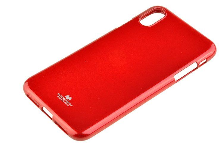 Etui Mercury Goospery Jelly Case do Apple iPhone Xs Max czerwony zdjęcie 1