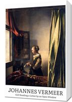 Obraz 40x60cm Design Girl Reading, Vermeer Vintage do Salonu