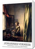 Obraz 40x60cm Design Girl Reading, Vermeer Vintage do Salonu