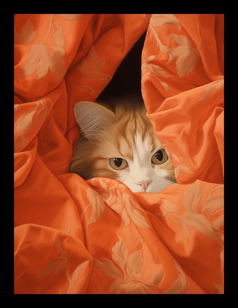 Plakat 15x20cm Ukryty Kot zdjęcie 2