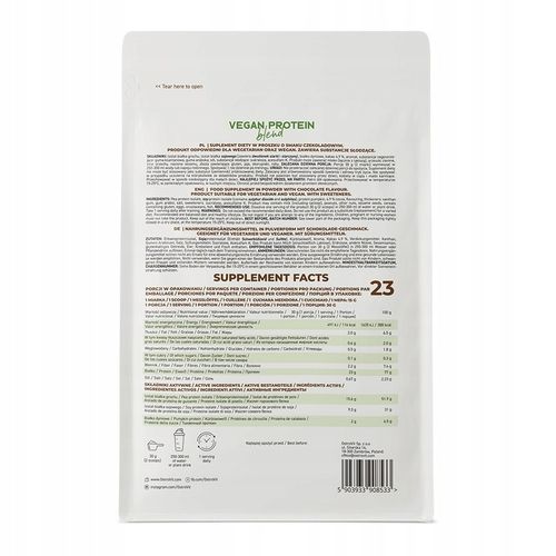 OstroVit Vegan Protein Blend 700 g BIAŁKO WEGAŃSKIE ROŚLINNE IZOLAT na Arena.pl