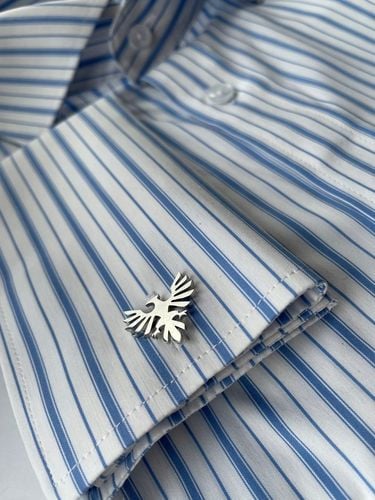 Srebrne spinki do mankietów EXC Ford Mustang GT Bullitt na Arena.pl