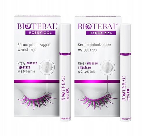 2x BIOTEBAL RZĘSY XXL-SERUM POBUDZAJĄCE WZROST RZĘS na Arena.pl