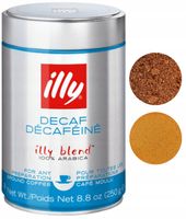 Illy Decaf Espresso arabica bezkofeinowa kawa mielona 250g