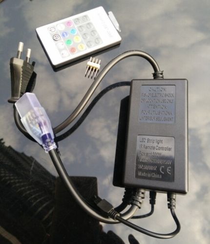Sterownik Kontroler do taśm LED RGB pilot 230V na Arena.pl
