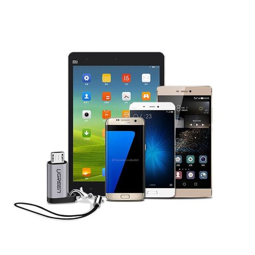 adapter przejściówka z usb-c na micro usb - szary na Arena.pl