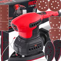 SZLIFIERKA MIMOŚRODOWA OSCYLACYJNA 125mm 1300W 3W1 3 PADY REGULACJA 6 x PAP