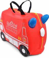 Wóz strażacki Frank Jeżdżąca walizeczka walizka Trunki na wycieczki wakacje
