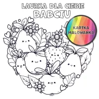 Karnet Kolorowanka, Owoce Dla Babci