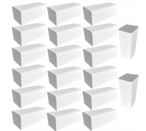 Ręcznik Papierowy ZZ BIO 100% BIAŁY GRUBY CELULOZA 2w 21cm x 23cm 3000szt na Arena.pl