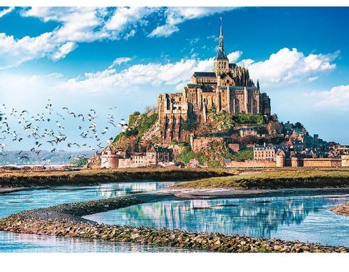 Puzzle 1000 Elementów Mont Saint - Michel Francja na Arena.pl