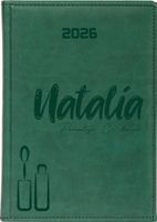 KALENDARZ A5 2026 dzienny książkowy grawer DLA MAKIJAŻYSTKI Z IMIENIEM