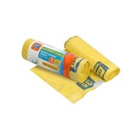 Worki do segregacji odpadów metale i tworzywa sztuczne ECO TREND żółte 35 l 15 szt.