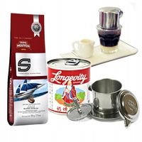 Zestaw do kawy po wietnamsku Kawa S Blend mleczko zaparzacz - Trung Nguyen