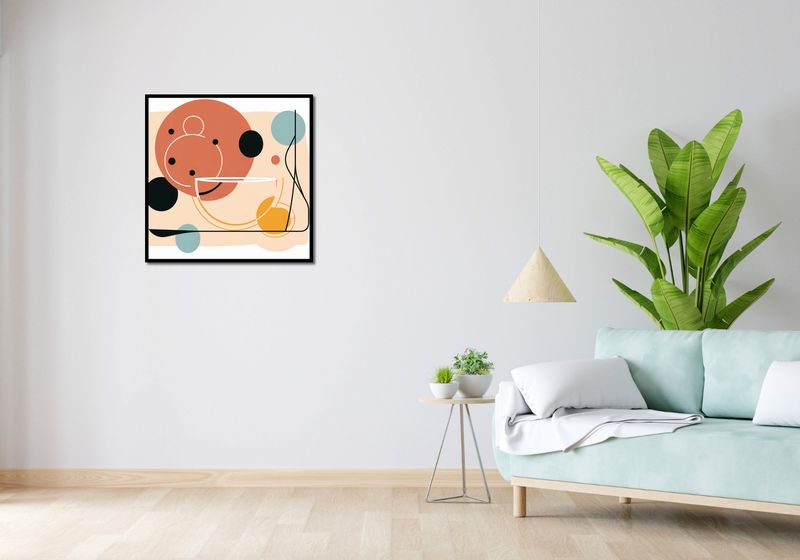 Plakat 70x70cm Harmonia Ciepła zdjęcie 4