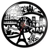 Zegar ścienny z płyty winylowej Paryz 1081.14