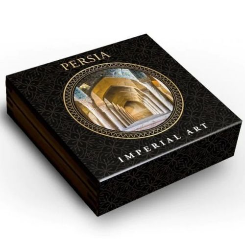 Niue: Imperial Art - Persia 2 uncje Srebra 2022 High Relief Antiqued Coin na Arena.pl