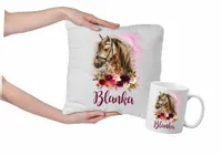 Zestaw z motywem KONIA na prezent + IMIĘ