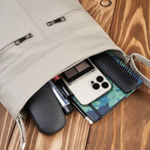 torebeczka damska skórzana listonoszka szara paolo peruzzi z-53-gr na Arena.pl