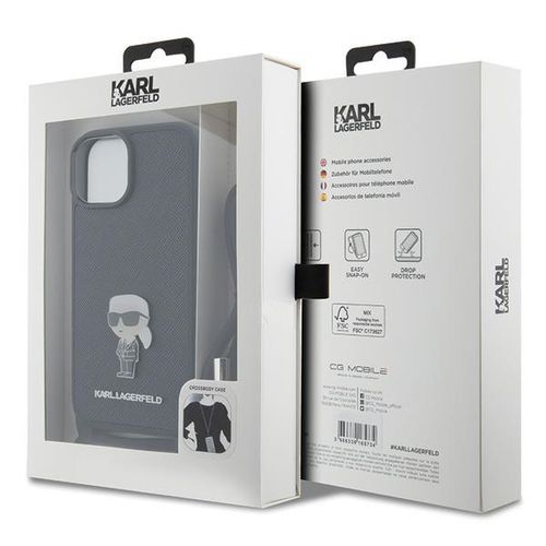 Etui Karl Lagerfeld do iPhone 15, iPhone 14, iPhone 13, Czarny na Arena.pl