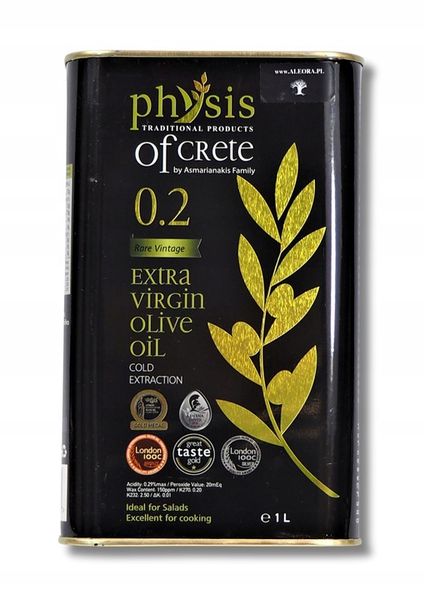 Pysis doskonała i zdrowa GRECKA oliwa z oliwek 0,2% 1L data aż do 02/26 zdjęcie 1