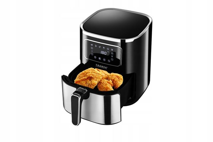 FRYTKOWNICA BEZTŁUSZCZOWA INOX TIMER 6 PROGRAMÓW XXL TRANSA 5L 1700W zdjęcie 6