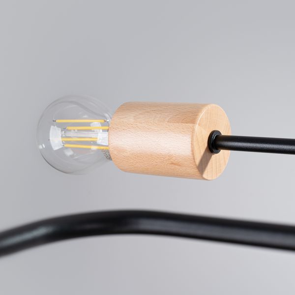 Żyrandol TIMBO 8 czarny zdjęcie 6