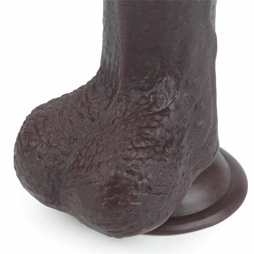 7'' Sliding Skin Dual Layer Dong - Black na Arena.pl
