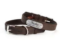 Obroża dla psa z identyfikatorem DBrown rozmiar M