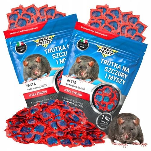 TRUTKA TRUCIZNA NA SZCZURY MYSZY GRYZONIE PASTA MOCNY ŚRODEK NO PEST na Arena.pl