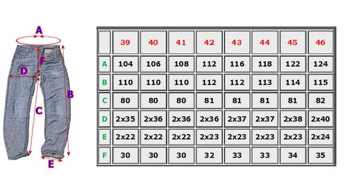 41 pas 108cm SPODNIE REGULAR STANDARD KLASYK-D53 na Arena.pl