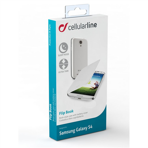 CELLULAR LINE Back Book Etui Samsung Galaxy S4 białe na Arena.pl