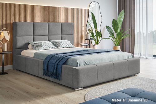 Łóżko tapicerowane LUX 7 140x200 ze  Stelażem i pojemnikiem na Arena.pl