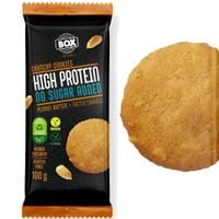 BOX CHRUPIĄCE CIASTECZKA PROTEINOWE BEZ CUKRU Masło orzechowe + karmel 100g