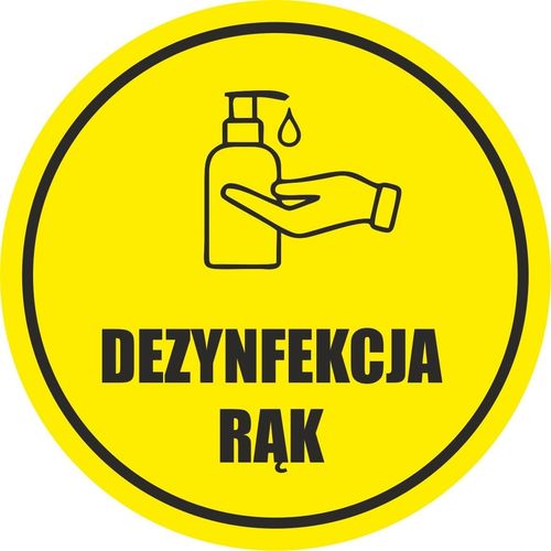 NAKLEJKA ostrzegawcza ZACHOWAJ DYSTANS ODLEGŁOŚĆ na Arena.pl