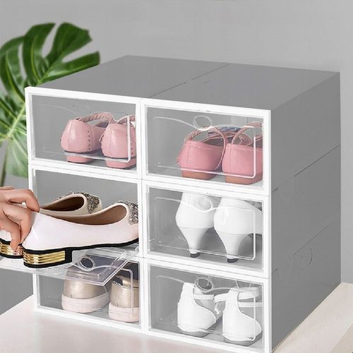 Pudełka na buty organizer szafka stojak pojemnik na obuwie x10 szt z na Arena.pl