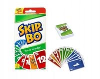 SKIP BO SKIP-BO GRA Mattel UNO 162 karty