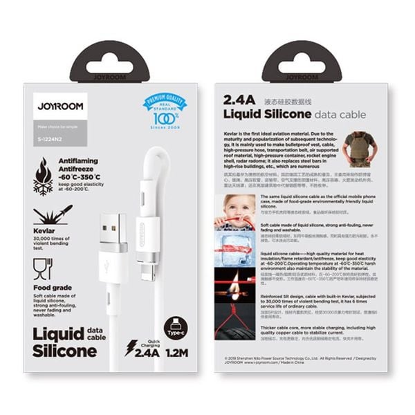 Kabel przewód do iPhone USB - Lightning 2.4A 1.2m biały zdjęcie 4