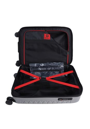 Walizka mała kabinowa Discovery REPTILE srebrna na Arena.pl