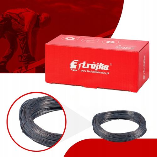 DRUT WIĄZAŁKOWY ZBROJENIA WIĄZANIA fi 1.2 550m 5kg na Arena.pl
